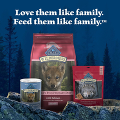 Blue Buffalo Wilderness High-Protein Natural Dry Food for Puppies, Salmon Recipe
