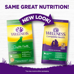 Wellness Complete Health Dry Dog Food, Wholesome Grains, Natural, Lamb & Barley Recipe