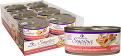 Wellness CORE Signature Selects Flaked Adult Wet Cat Food, Natural, Protein-Rich, Grain Free (Skipjack Tuna & Wild Salmon)