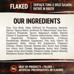 Wellness CORE Signature Selects Flaked Adult Wet Cat Food, Natural, Protein-Rich, Grain Free (Skipjack Tuna & Wild Salmon)