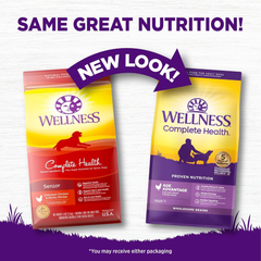 Wellness Complete Health Senior Dry Dog Food, Wholesome Grains, Natural, Age Advantage Chicken & Barley Recipe