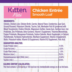 Wellness Complete Health Pate Kitten Wet Cat Food, Natural, Protein-Rich, Grain Free