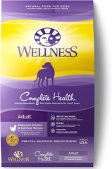 Wellness Complete Health Natural Dry Dog Food, Chicken & Oatmeal