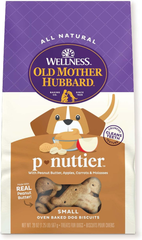Wellness Old Mother Hubbard P-Nuttier Dog Biscuits, Natural, Training Treats, Peanut Butter Flavor