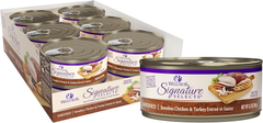 Wellness CORE Signature Selects Shredded Adult Wet Cat Food, Natural, Protein-Rich, Grain Free (Chicken & Turkey)