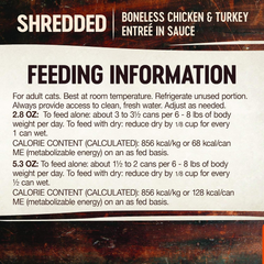Wellness CORE Signature Selects Shredded Adult Wet Cat Food, Natural, Protein-Rich, Grain Free (Chicken & Turkey)