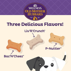 Wellness Old Mother Hubbard Savory Mix Dog Biscuits, Natural, Training Treats, Mini Size