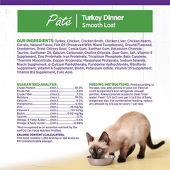 Wellness Complete Health Pate Adult Wet Cat Food, Natural, Protein-Rich, Grain Free (Turkey)