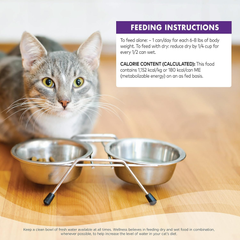 Wellness Complete Health Pate Adult Wet Cat Food, Natural, Protein-Rich, Grain Free (Turkey)