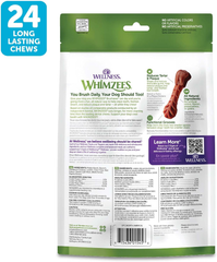 Whimzees Wellness Brushzees Dog Dental Treats, Natural Chews, Small Size Stick