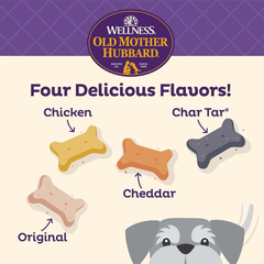 Wellness Old Mother Hubbard Original Mix Dog Biscuits, Natural, Training Treats, Four Flavors, Mini Size