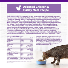 Wellness Complete Health Adult Dry Cat Food for Indoor Cats, Grain Free, Natural, Healthy Weight Chicken & Turkey Meal