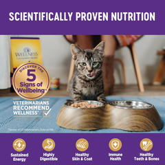Wellness Complete Health Minced Adult Wet Cat Food, Natural, Protein-Rich, Grain Free