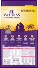 Wellness Complete Health Sensitive Skin & Stomach Dry Dog Food, Wholesome Grains, Natural, Salmon & Rice Recipe