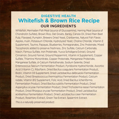 Wellness CORE Digestive Health Dry Dog Food, Wholesome Grains, Natural, Ingredients for Dogs with Sensitive Stomachs, Whitefish & Brown Rice Recipe