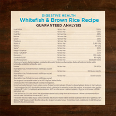 Wellness CORE Digestive Health Dry Dog Food, Wholesome Grains, Natural, Ingredients for Dogs with Sensitive Stomachs, Whitefish & Brown Rice Recipe