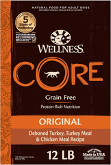Wellness CORE Natural Grain Free Original Turkey & Chicken Dry Dog Food