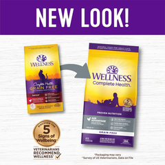 Wellness Complete Health Natural Grain-Free Age Advantage Senior Dry Cat Food, Deboned Chicken and Chicken Meal Recipe
