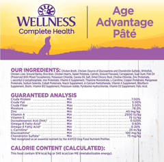 Wellness Complete Health Natural Wet Canned Dog Food, Age Advantage Chicken & Sweet Potato