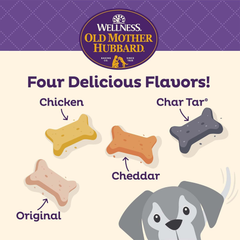 Wellness Old Mother Hubbard Original Mix Dog Biscuits, Natural, Training Treats, Four Flavors, Large Size