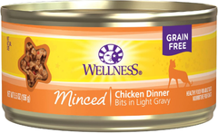 Wellness Complete Health Minced Adult Wet Cat Food, Natural, Protein-Rich, Grain Free (Chicken Entrée)