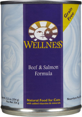 Wellness Beef & Chicken Formula Canned Cat Food