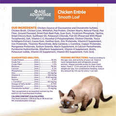 Wellness Complete Health Pate Senior Wet Cat Food, Natural, Protein-Rich, Grain Free (Chicken Age Advantage)