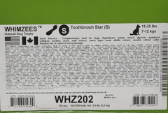 PARAGON Whimzees Toothbrush Star for Pets, Small