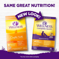 Wellness Complete Health Dry Puppy Food, Chicken, Salmon & Oatmeal