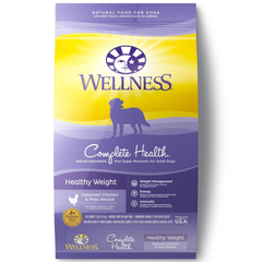 Wellness Complete Health Healthy Weight Chicken & Peas Natural Dry Dog Food