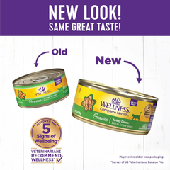 Wellness Complete Health Gravy Adult Wet Cat Food, Natural, Protein-Rich, Grain Free (Turkey Dinner)