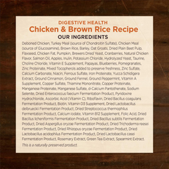 Wellness CORE Digestive Health Dry Dog Food with Wholesome Grains, Highly Digestible, for Dogs with Sensitive Stomachs, Made in USA with Real Chicken