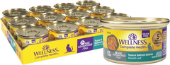 Wellness Complete Health Pate Senior Wet Cat Food, Natural, Protein-Rich, Grain Free