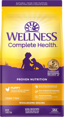 Wellness Complete Health Dry Puppy Food, Chicken, Salmon & Oatmeal