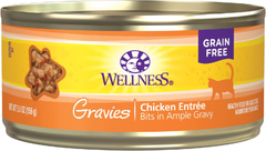 Wellness Complete Health Gravies Grain Free Chicken Dinner Wet Cat Food, Made with Real Chicken, Natural, Wholesome Nutrition