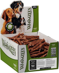 PARAGON PET PRODUCTS USA 330043 Whimzees Veggie Sausage Dental Treat Brown, Small
