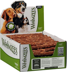 PARAGON PET PRODUCTS USA 330042 Whimzees Veggie Sausage Dental Treat Brown, Large