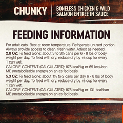 Wellness CORE Signature Selects Chunky Adult Wet Cat Food, Natural, Protein-Rich, Grain Free (Chicken & Salmon)