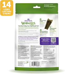 Whimzees Wellness Freshzees Dog Dental Treats, Natural Chews, Medium Size Stick