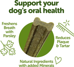 Whimzees Wellness Freshzees Dog Dental Treats, Natural Chews, Medium Size Stick