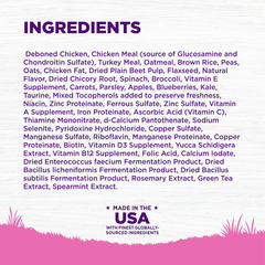 Wellness Complete Health Dry Dog Food for Small Dogs, Toy Breed, Wholesome Grains, Natural, Chicken, Brown Rice, & Peas Recipe