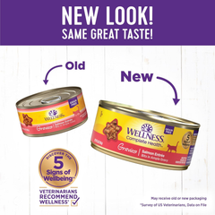 Wellness Complete Health Gravy Adult Wet Cat Food, Natural, Protein-Rich, Grain Free (Salmon Entree)