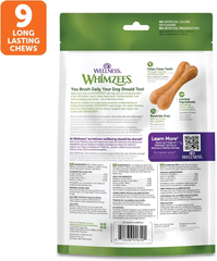 Wellness WHIMZEES Ricebone Dog Dental Treats, Natural Chews, Large Size