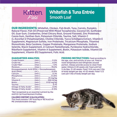 Wellness Complete Health Pate Kitten Wet Cat Food, Natural, Protein-Rich, Grain Free (Whitefish & Chicken)