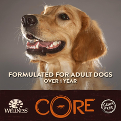 Wellness CORE Natural Reduced Fat Grain Free Dry Dog Food, Turkey & Chicken