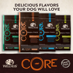 Wellness CORE Natural Reduced Fat Grain Free Dry Dog Food, Turkey & Chicken