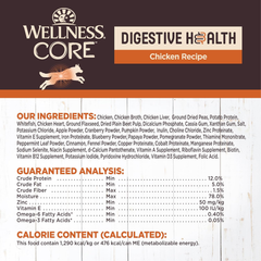 Wellness CORE Digestive Health Chicken Grain Free Wet Dog Food