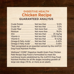 Wellness CORE Digestive Health Chicken Grain Free Wet Dog Food