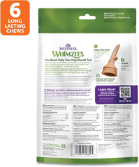 Whimzees Wellness Occupy Dog Dental Treats, Natural Chews, Large Size