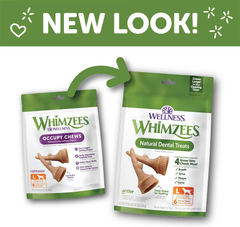 Whimzees Wellness Occupy Dog Dental Treats, Natural Chews, Large Size